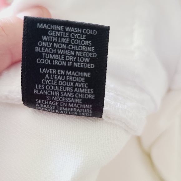 NWOT AFRM distressed crop high rise white jeans - Picture 12 of 14